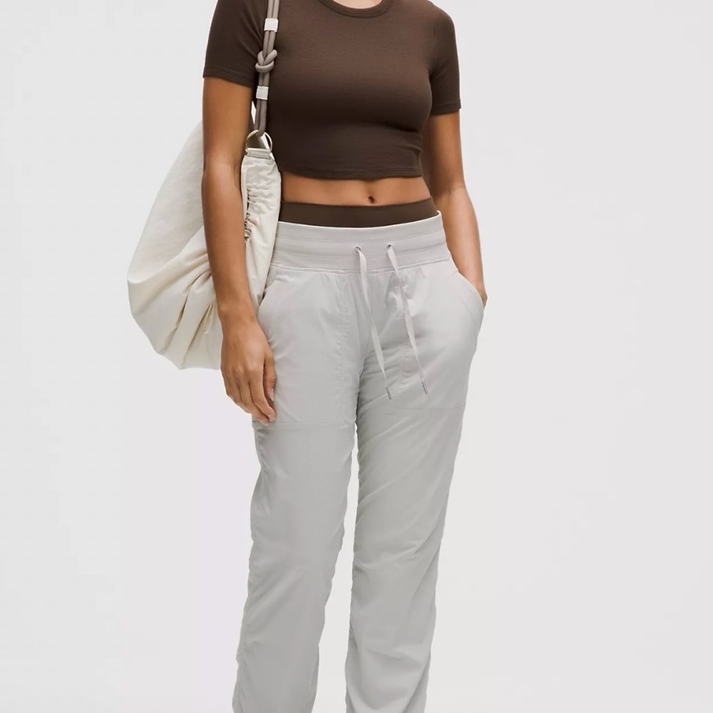 Women's white dance studio capris Pants
